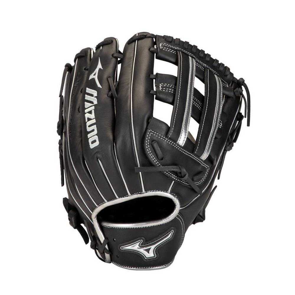 Guanti Mizuno Softball MVP Prime SE Slowpitch 13" Uomo - Nere/Argento - 41902-CMSV